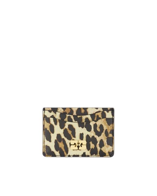 Wallets & Cardholders di Ganni in Metallic