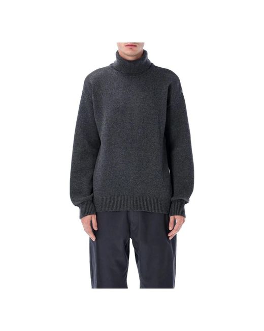 COLORFUL STANDARD Blue Turtlenecks for men