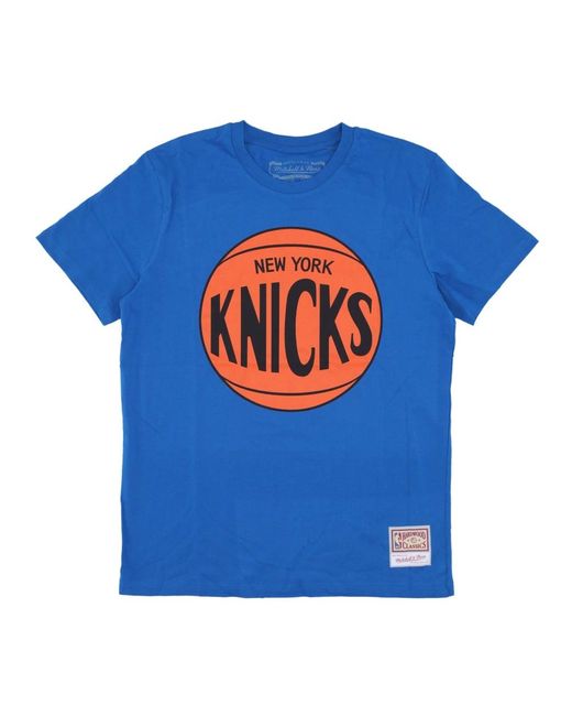 T-Shirts Mitchell & Ness de hombre de color Blue