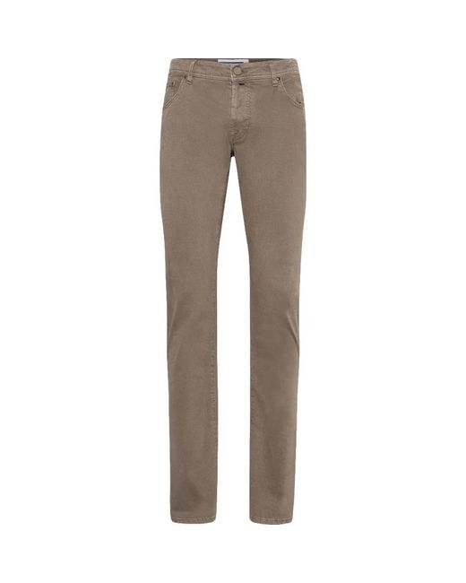 Jacob Cohen Gray Slim-Fit Trousers for men