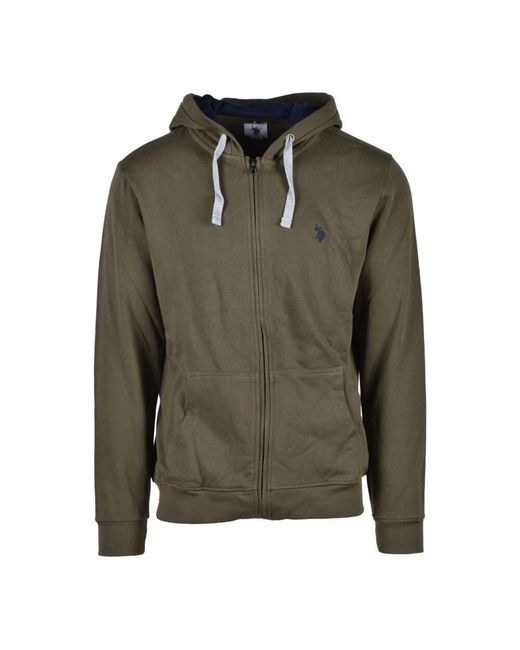 U.S. POLO ASSN. Green Zip-Throughs for men