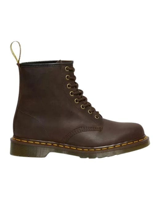 Dr. Martens Brown Lace-Up Boots