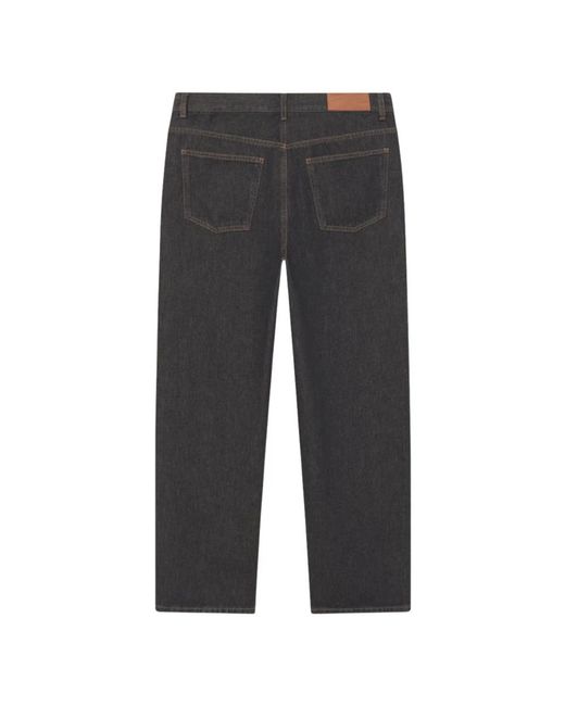 Les Deux Gray Straight Jeans for men