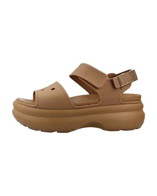 CROCSTM Brown Sliders