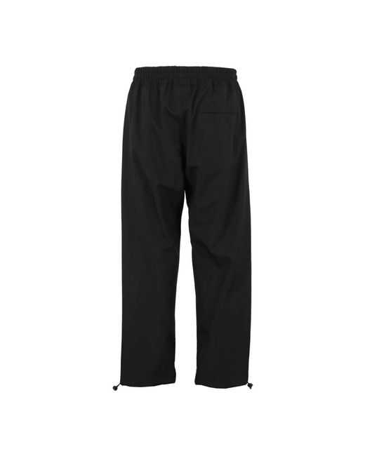 44 Label Group Black Straight Trousers for men