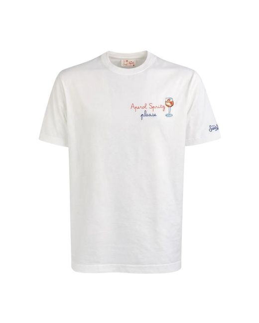 Mc2 Saint Barth White T-Shirts for men