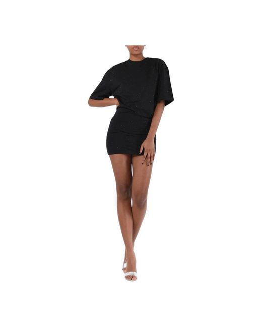 Laneus Black Short Dresses