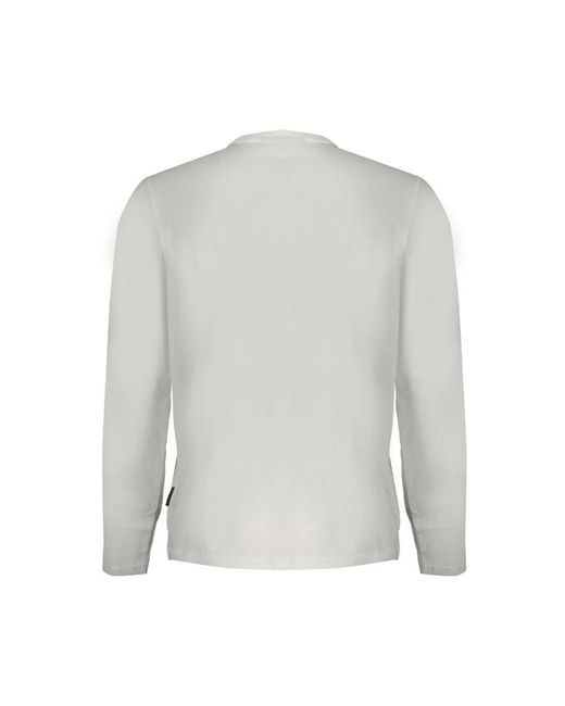 Napapijri White Long Sleeve Tops for men