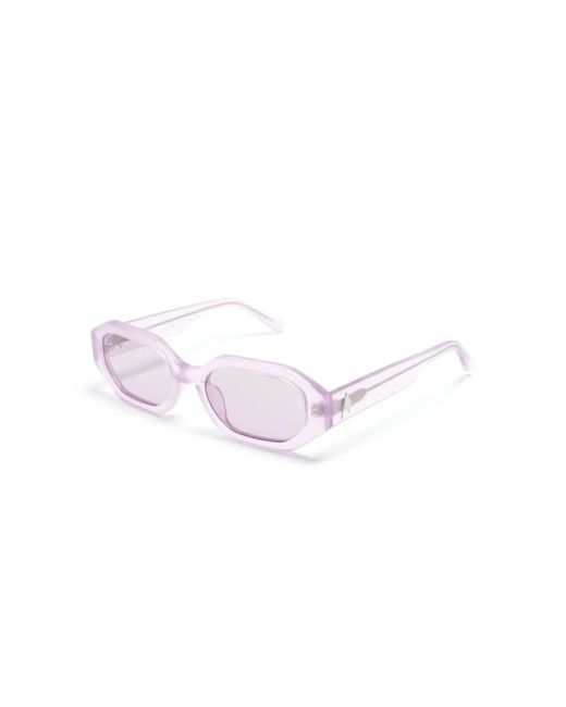 Linda Farrow Purple Sunglasses