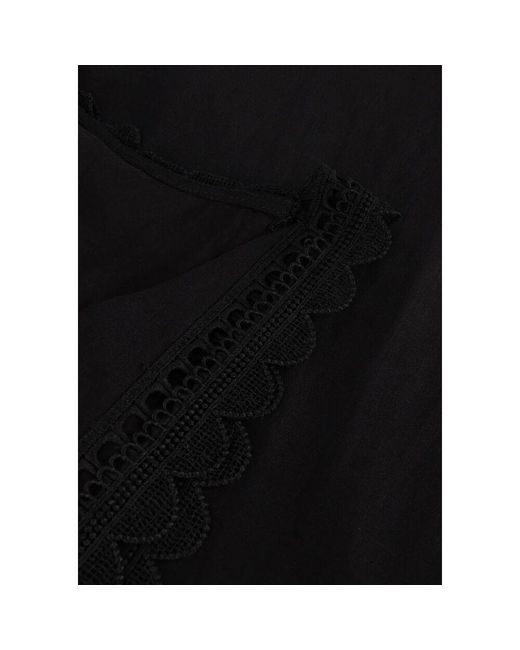 Suncoo Black Cristy Schwarzes Midikleid