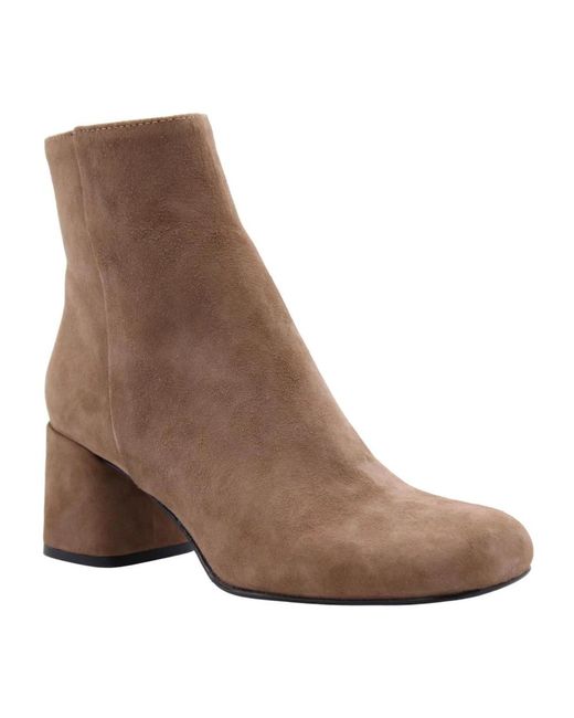 DONNA LEI Brown Heeled Boots