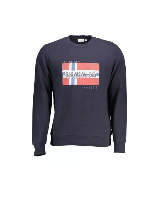 Napapijri Blue Sweatshirts for men