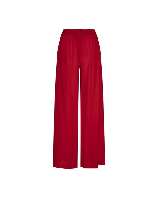 Wide Trousers Gianluca Capannolo de color Red