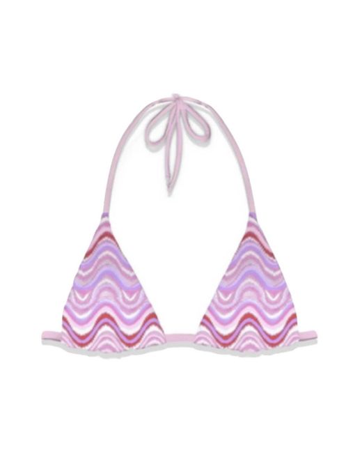 Mc2 Saint Barth Purple Bikinis