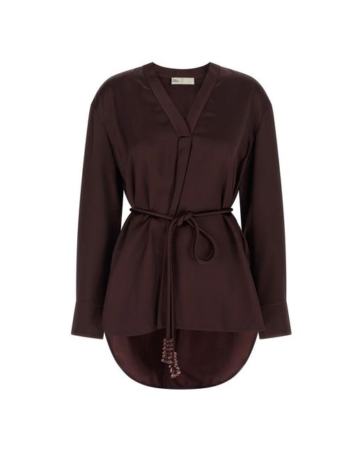 Blouses Tory Burch de color Brown
