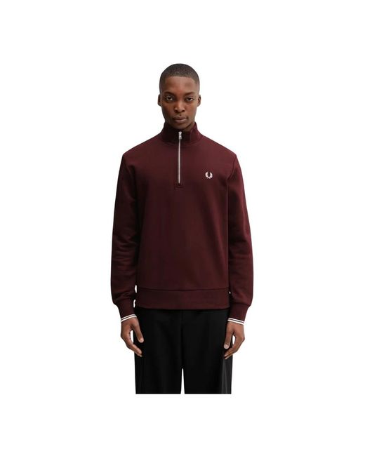 Fred Perry Sweatshirts in het Red voor heren
