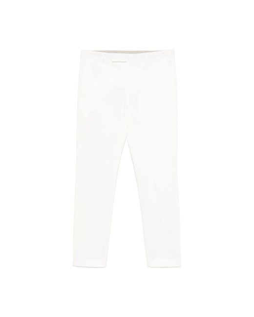 Slim-Fit Trousers PT Torino pour homme en coloris White