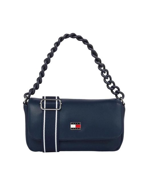 Tommy Hilfiger Blue City-wide flap crossover tasche