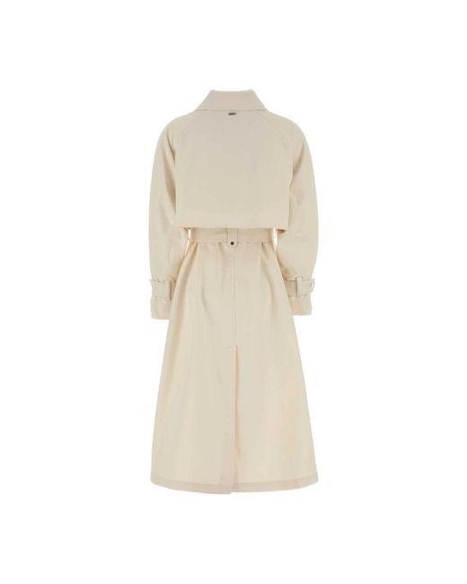 Herno Trenchcoat in het Natural