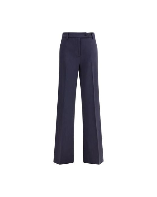 True Royal Wide Trousers in het Blue