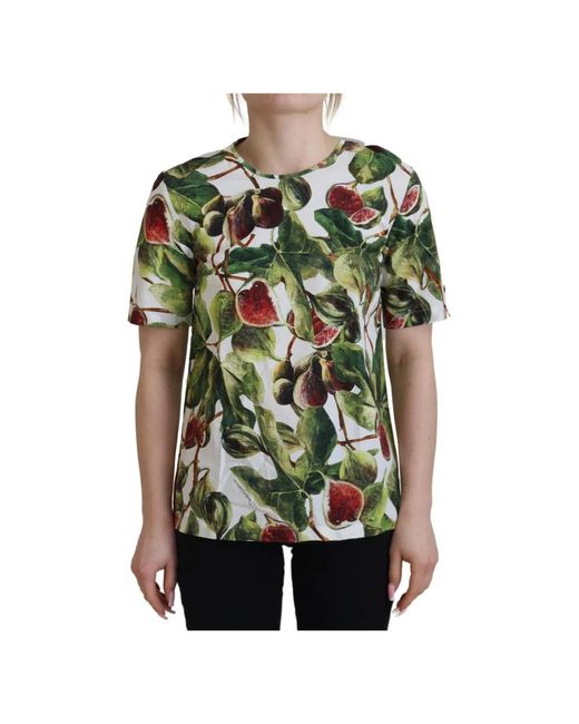 Dolce & Gabbana Tops > T-shirts in het Green
