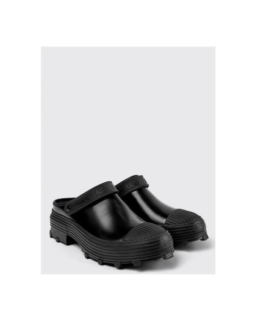 Camper Schwarze Plateau-Clogs Für Männer in Black für Herren