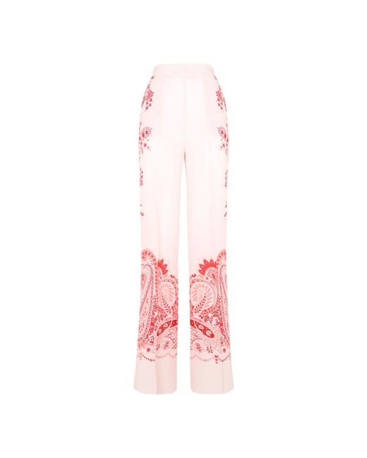 Etro Pink Wide Trousers