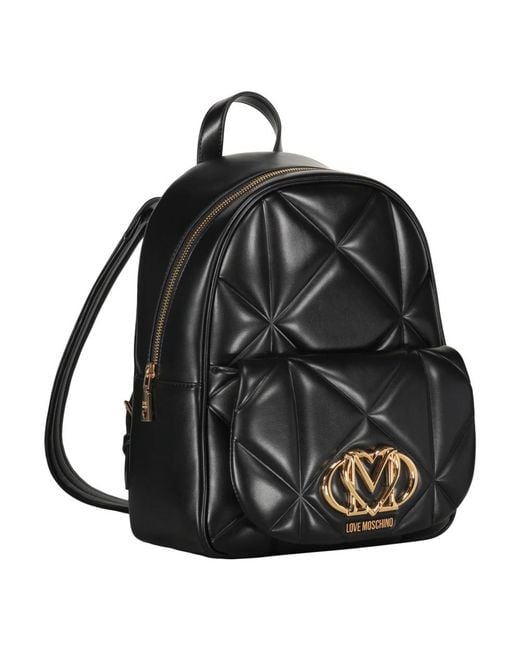 Love Moschino Black Backpacks