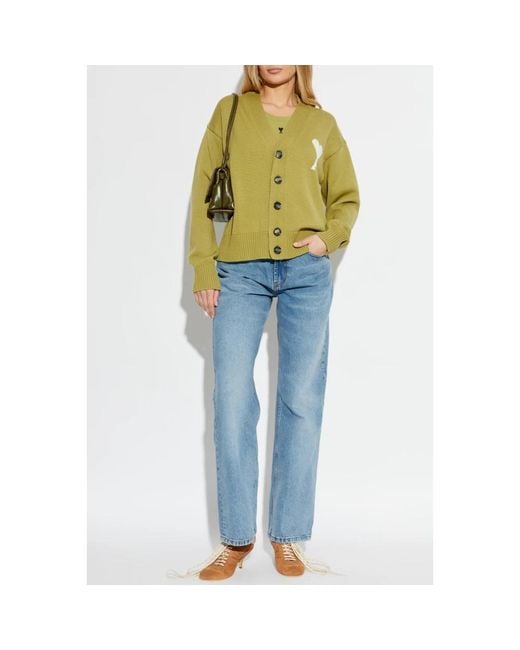 Cardigans AMI en coloris Green