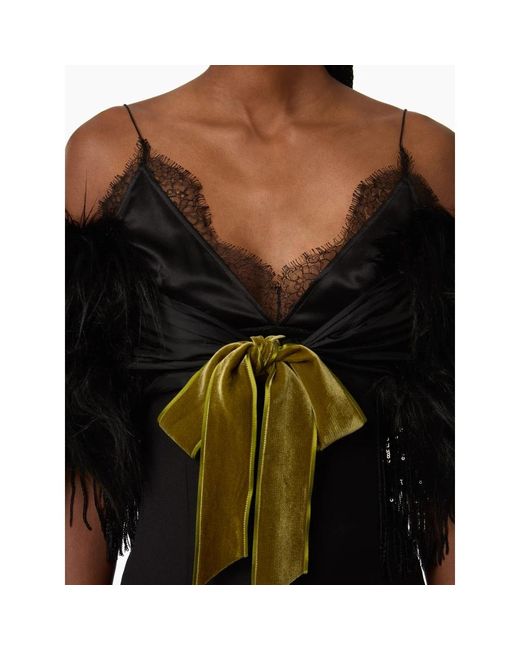 Nina Ricci Faux Fur Shearling Jassen in het Black