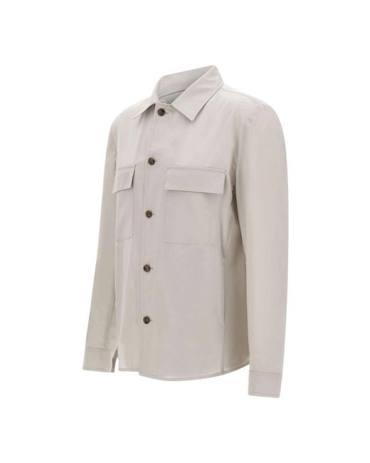 Barba Napoli Gray Light Jackets for men