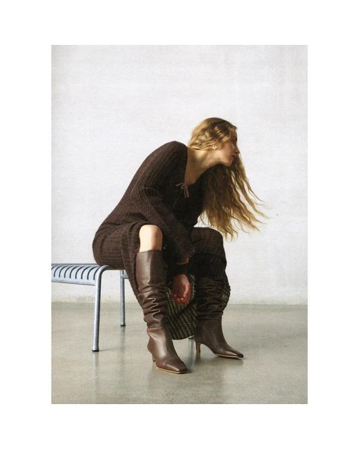 Alohas Brown Heeled Boots