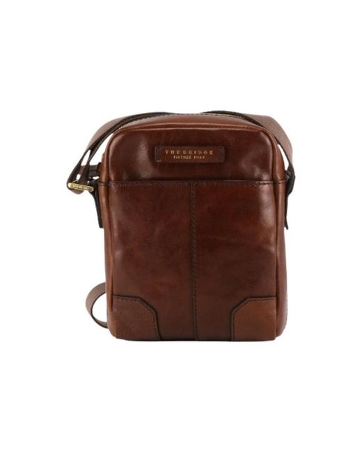 The Bridge Brown Cross Body Messenger for men