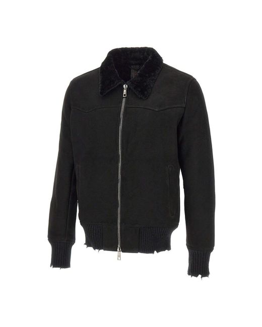 Leather Jackets Giorgio Brato pour homme en coloris Black