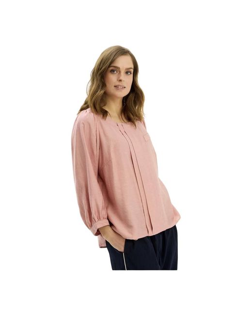 Blouses iN FRONT de color Pink