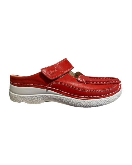 Wolky Red Mules