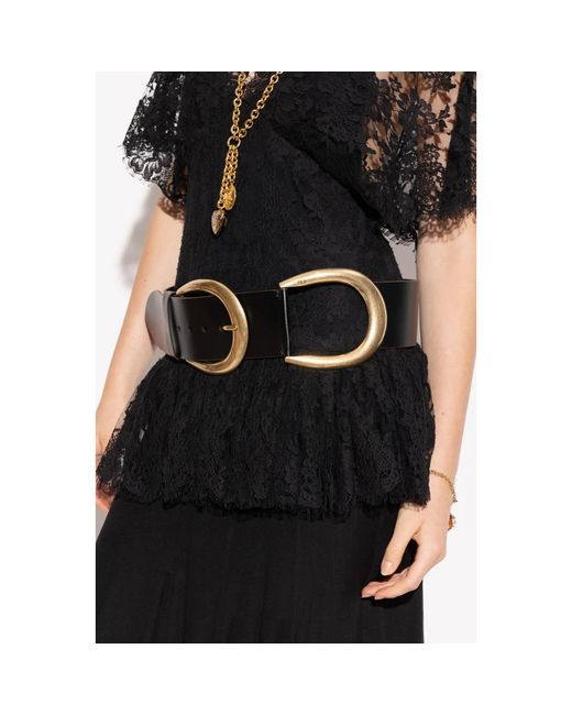Belts Chloé de color Black