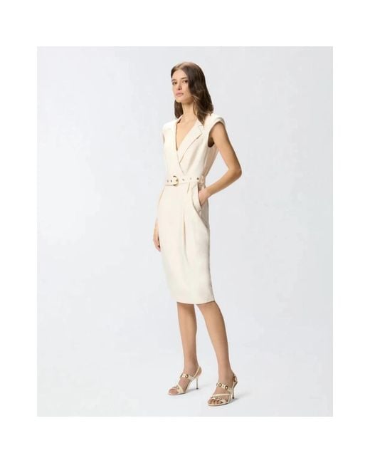 Pinko Natural Midi Dresses