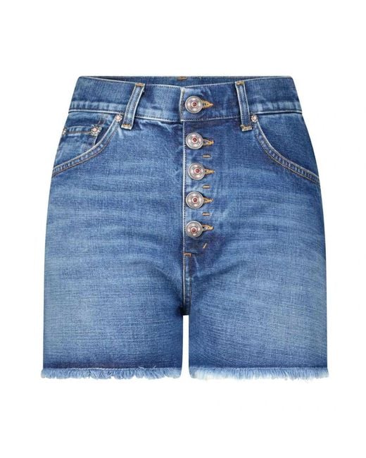 Dondup Blue Denim Shorts