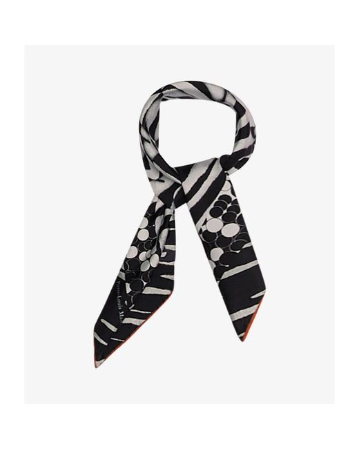 Pierre Louis Mascia Black Silky Scarves