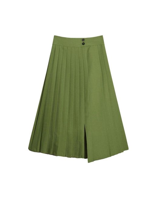 Golden Goose Deluxe Brand Green Midi Skirts