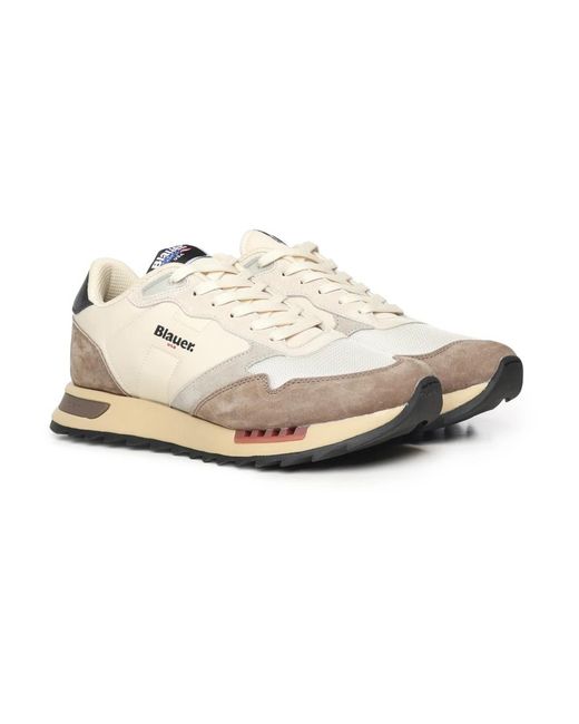 Blauer White Sneakers for men
