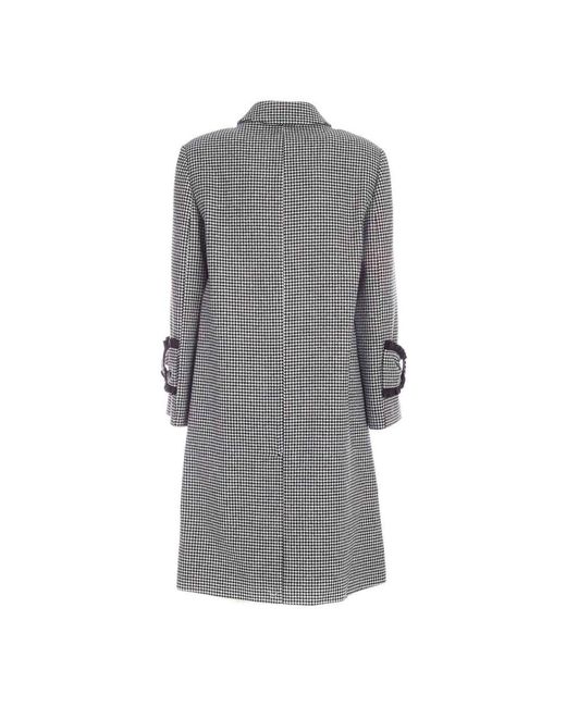 Vivetta Gray Single-Breasted Coats