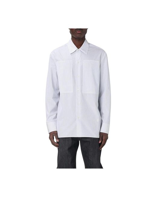 Jil Sander Casual Shirts in het Blue voor heren