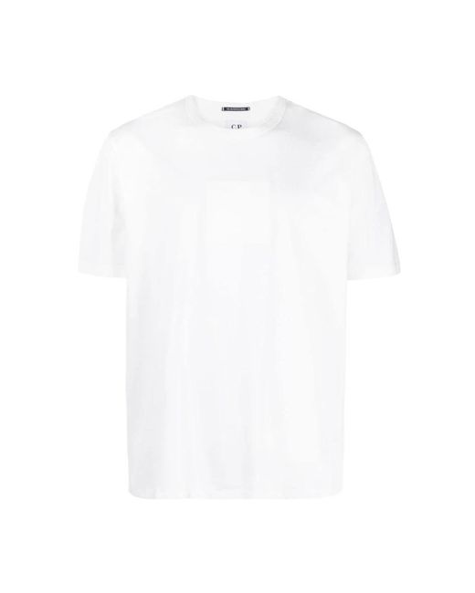 C P Company Logo-badge-t-shirt in White für Herren