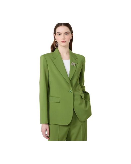 Weekend by Maxmara Lamina Blazer in het Green