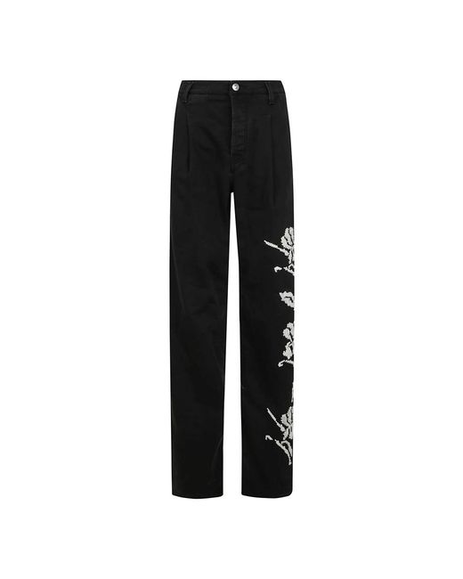 Ermanno Scervino Black Straight Fit Jeans