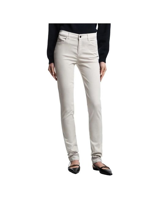 Emporio Armani Black Slim-Fit Trousers