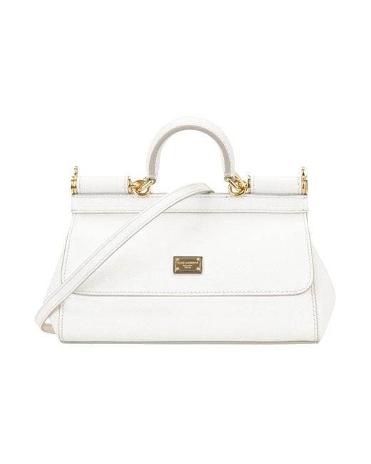 Dolce & Gabbana White Handbags