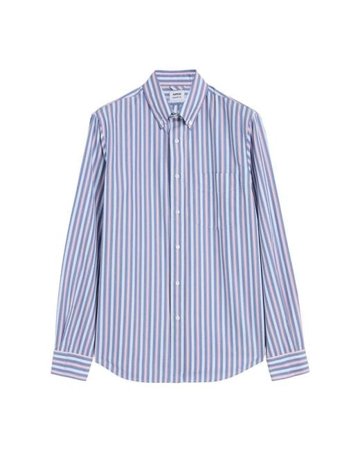 Aspesi Blue Casual Shirts for men